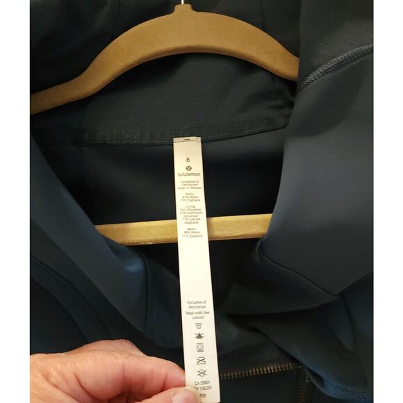 Lululemon Asymmetrical Zip Jacket cobalt blue size 8 - Picture 3 of 4
